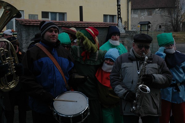 Masopustní průvod obcí 2008